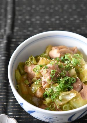 キャベツとチキンの甘辛丼【作り置き】-レシピのメイン写真