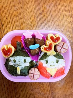 お雛様キャラ弁-レシピのメイン写真