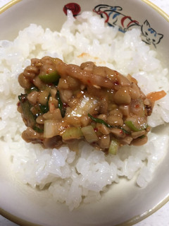 時短2分!!免疫力アップ!納豆ご飯!-レシピのメイン写真