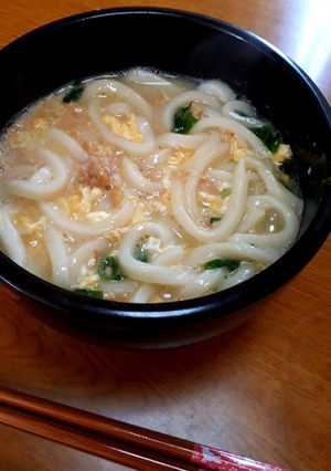 お手軽ランチ☆とろとろ納豆うどん-レシピのメイン写真
