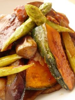 豚肉と夏野菜のバルサミコ炒め-レシピのメイン写真