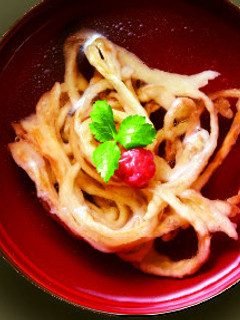揚げゴボウと梅のお吸い物-レシピのメイン写真