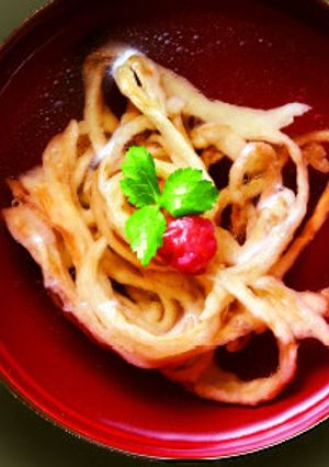 揚げゴボウと梅のお吸い物-レシピのメイン写真