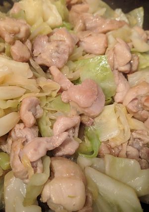 キャベツと鶏肉のマヨソテー-レシピのメイン写真