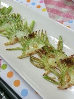 捨てないで♪ 大根の葉のつけ根炒め-レシピのメイン写真
