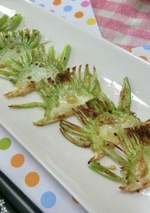 捨てないで♪　大根の葉のつけ根炒め-レシピのメイン写真