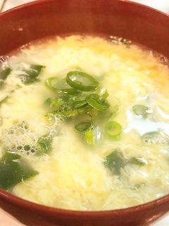 ふわふわニラ玉スープ-レシピのメイン写真