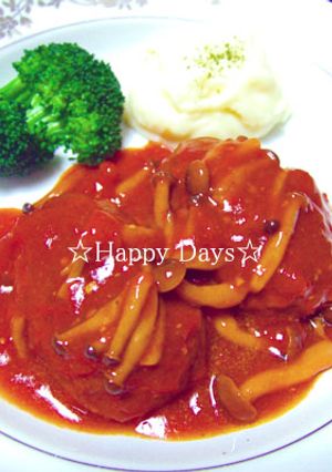 チーズがとろ～り煮込みハンバーグ-レシピのメイン写真