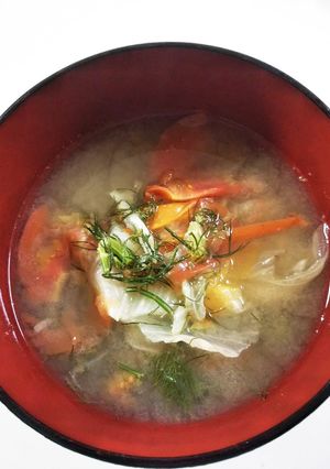フェンネルとトマトのみそ汁-レシピのメイン写真