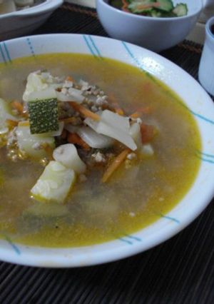 野菜を食べるスープ-レシピのメイン写真