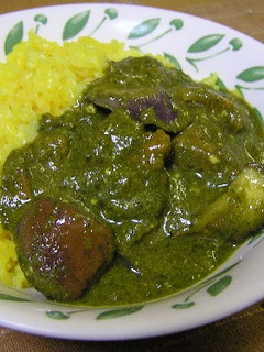 ナスとほうれん草のカレー-レシピのメイン写真