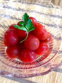 ミニトマトのお浸し♪-レシピのメイン写真