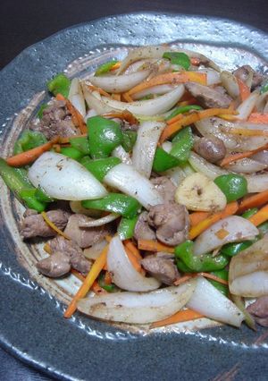 レバーの炒め物-レシピのメイン写真