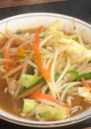 【ズボラ飯】野菜たっぷり即席ラーメン-レシピのメイン写真