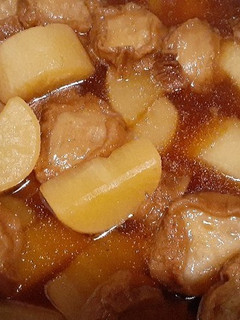 大根とあぶら麩(仙台麩)の煮物-レシピのメイン写真