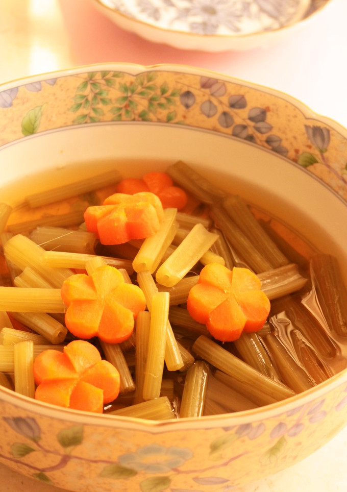 ふきとにんじんの煮物　-レシピのメイン写真