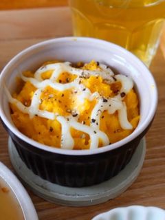 簡単♪マッシュかぼちゃのマヨ焼き-レシピのメイン写真