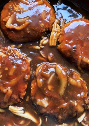 業務スーパーのハンバーグ簡単煮込みバーグ-レシピのメイン写真