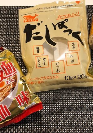 インスタントで！魚介醤油ラーメン-レシピのメイン写真