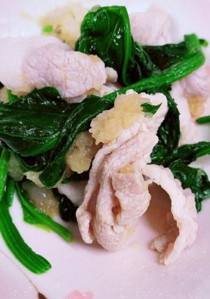 豚肉とほうれん草のおろしポン酢和え★-レシピのメイン写真