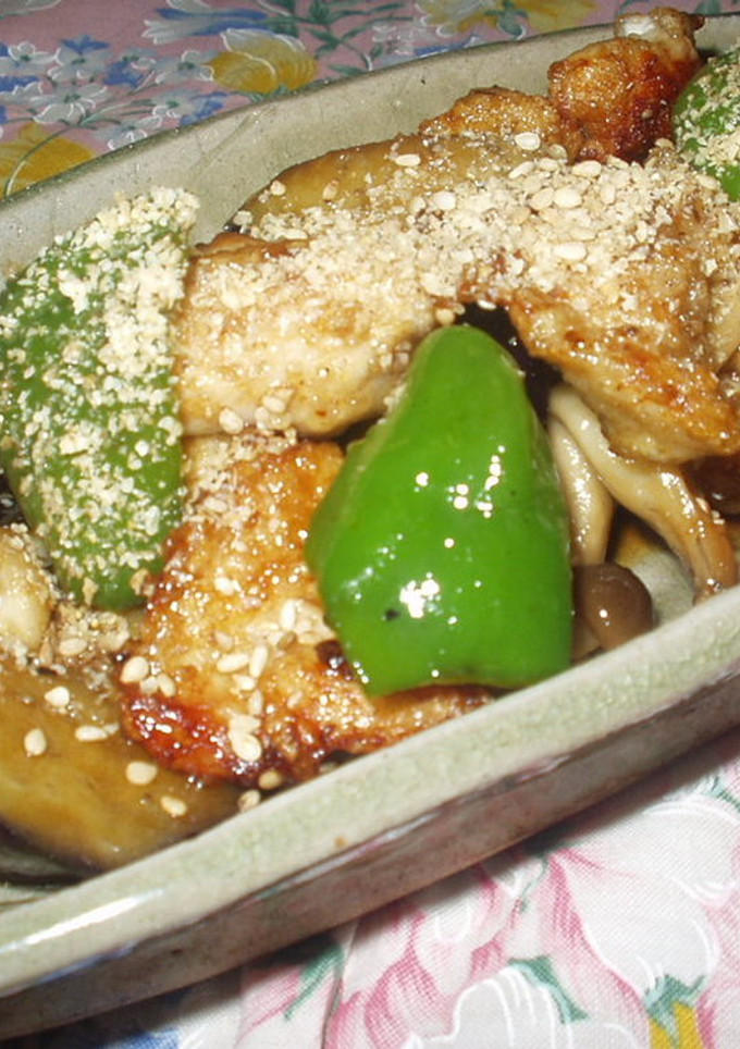 ♥鶏むね肉となすの揚げてからめる～♥-レシピのメイン写真