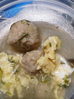 肉団子と玉子のスープ。ストックしてます。-レシピのメイン写真