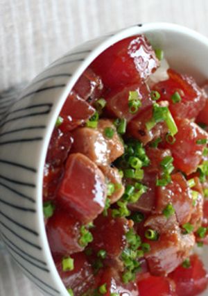 ゴマ油香る♡漬けマグロ丼-レシピのメイン写真