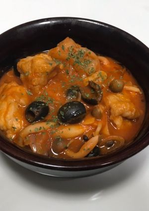 鶏もも肉のトマトジュース煮-レシピのメイン写真