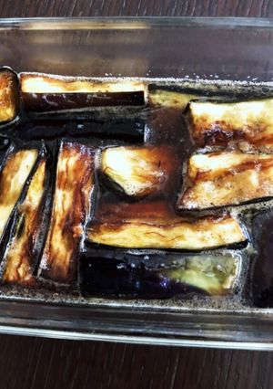 姜葱醤と創味のつゆで！なすの揚げ浸し-レシピのメイン写真
