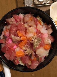 刺身で簡単!海鮮五目チラシ寿司-レシピのメイン写真