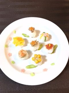 離乳食の手毬寿司◎雛祭りに-レシピのメイン写真