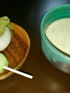 お茶の葉っぱで緑茶オレ♪-レシピのメイン写真