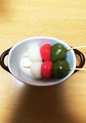 ひな祭り三色団子！-レシピのメイン写真
