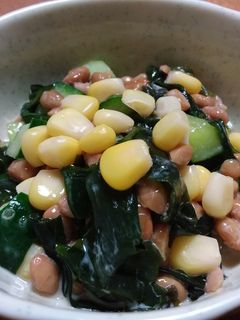 簡単☆納豆サラダ-レシピのメイン写真
