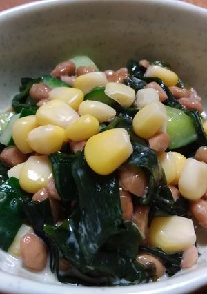 簡単☆納豆サラダ-レシピのメイン写真