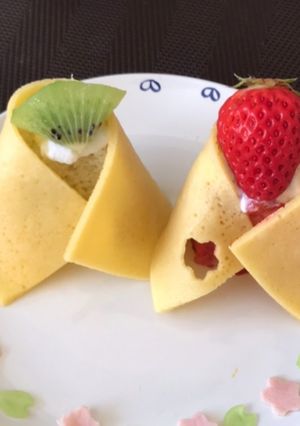 離乳食のお雛様クレープ-レシピのメイン写真