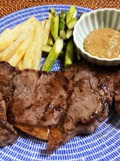 牛ステーキ わさび味噌ソース-レシピのメイン写真