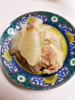 電気圧力鍋で10分豚バラ大根のニンニク煮-レシピのメイン写真