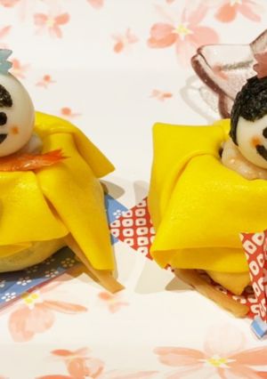 ひなまつりに♡京樽の茶きん寿司アレンジ-レシピのメイン写真