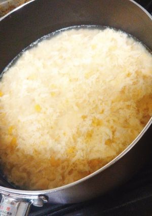 コーンと卵の中華スープ-レシピのメイン写真