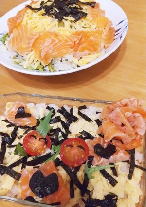 ひな祭りちらし寿司♡大人用子供用☆節約-レシピのメイン写真