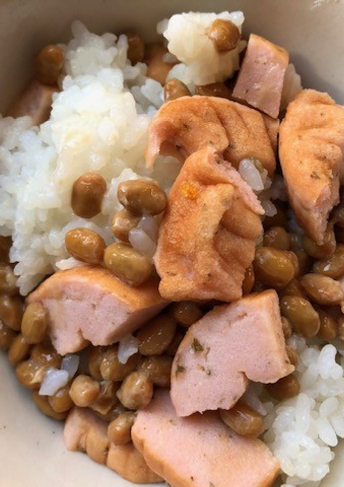 納豆とさくら伊達巻のご飯-レシピのメイン写真
