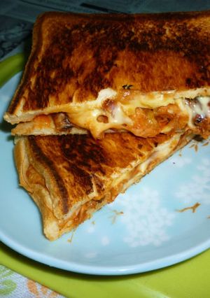 ガスエビの揚げ焼きでホットサンド-レシピのメイン写真