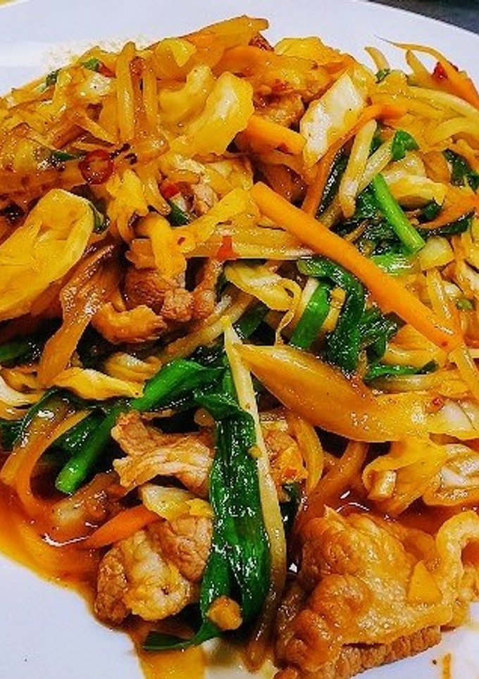 やみつきバクダン炒め☆旨辛肉野菜炒め-レシピのメイン写真