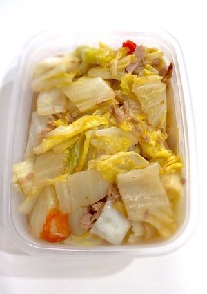 簡単副菜！白菜とツナの旨クタ煮-レシピのメイン写真