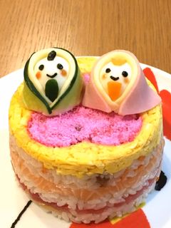 ちらし寿司ケーキ☆ひな祭り☆簡単-レシピのメイン写真