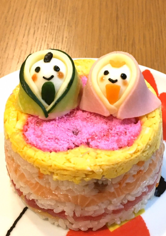 ちらし寿司ケーキ☆ひな祭り☆簡単-レシピのメイン写真