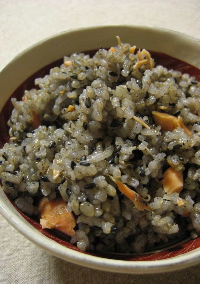鮭の西京漬けで黒ゴマご飯-レシピのメイン写真