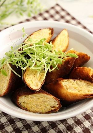簡単！おからパウダー玉葱の春巻き-レシピのメイン写真