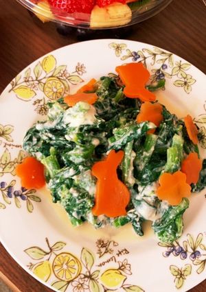 菜の花の白和え-レシピのメイン写真